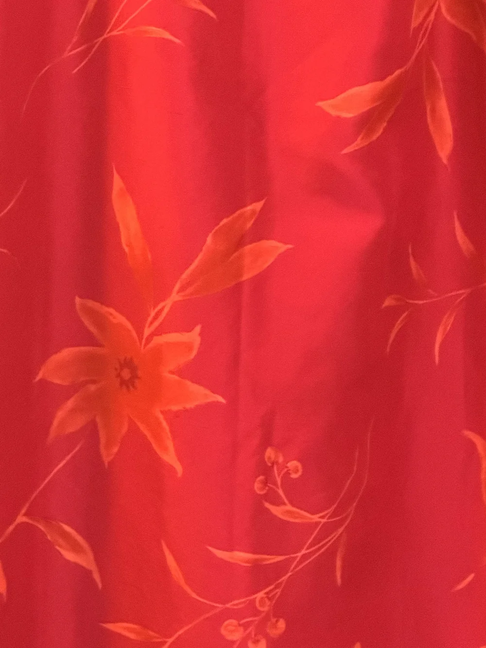 Jones New York Pink and Orange Floral Silk Skirt - Picture 4 of 6